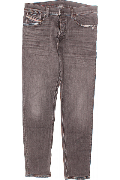 DIESEL Pánské Rovné Džíny Šedé Vel. 31