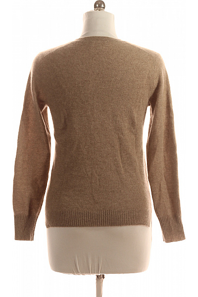 Dámský Svetr Kašmírový Hnědý Vel. 38