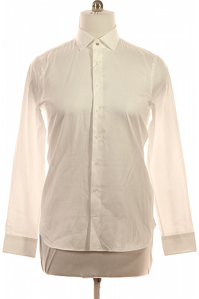 MICHAEL KORS Pánská bílá elegantní business košile s dlouhým rukávem vypasovaná Vel. 41 | MICHAEL KORS | obrázek 2