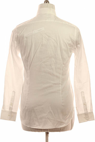 MICHAEL KORS Pánská bílá elegantní business košile s dlouhým rukávem vypasovaná Vel. 41 | MICHAEL KORS | obrázek 3