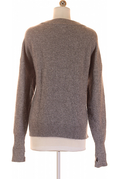 Dámský Pulovr Kašmírový Šedý Vel. S