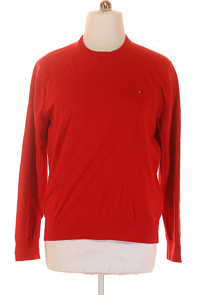Pánský Svetr Červený TOMMY HILFIGER Vel. XXL