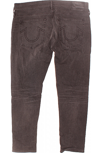 Pánské Rovné Džíny Šedé Vel. 36