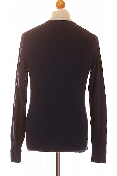 Pánský Svetr Vlněný Modrý Calvin Klein Vel. M