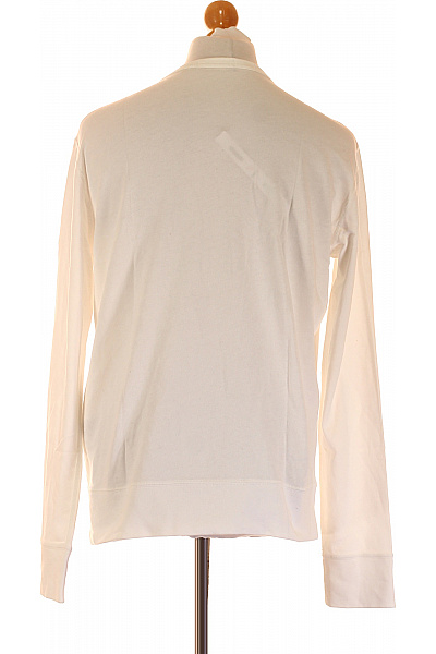 Jednoduché Pánské Tričko Bílé Ralph Lauren Vel. M