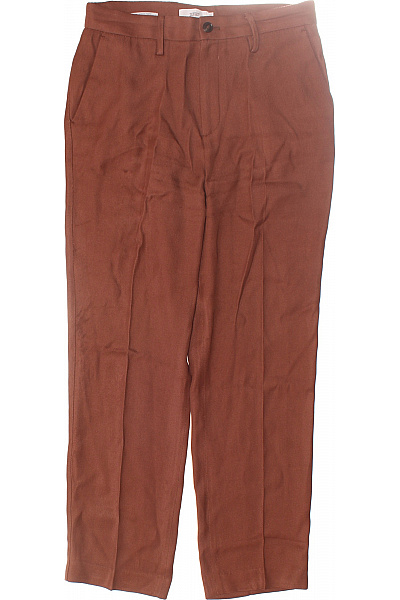 CLOSED Společenské Pánské Kalhoty Hnědé Second Hand Vel. 28