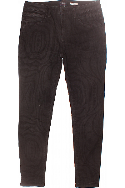 Raffaello Rossi Boyfriend Dámské Džíny Černé Vel. 40