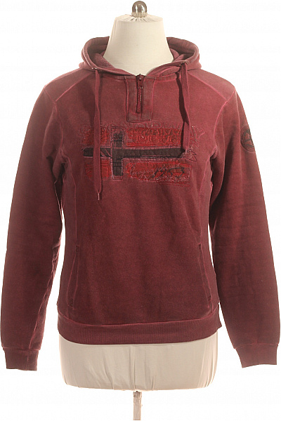 Sportovní Pánská Mikina Vínová Norway Vel. M