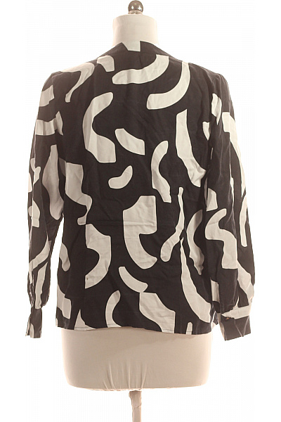 Dámská Košile Černobílá COMMA Vel. 38