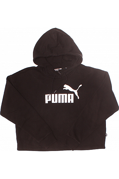 Puma Dámská Mikina Černá Second hand Vel. S