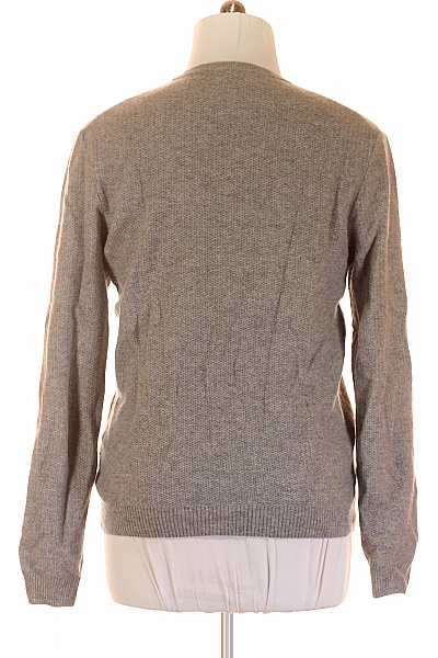 Pánský Svetr Vlněný Šedý