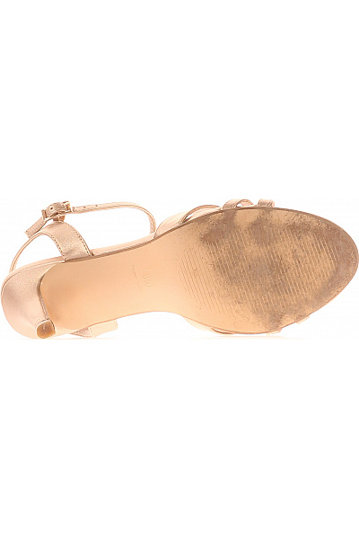 Dámské Sandály Zlaté Vel. 39