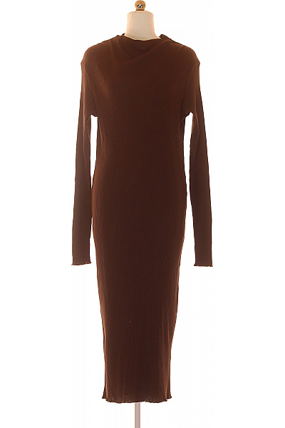 Filippa K.  Šaty Pletené Hnědé Outlet Vel. XL