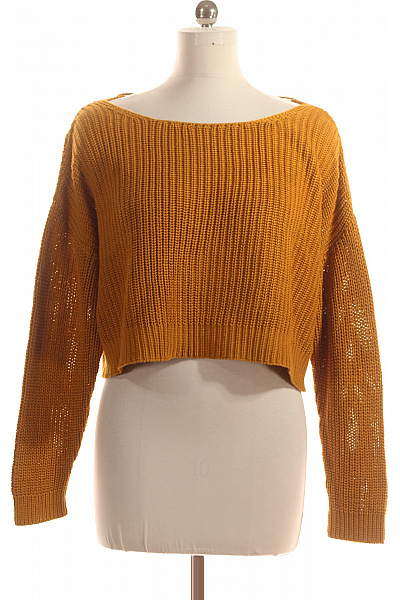 Dámský Pulovr Oranžový Vel. 38