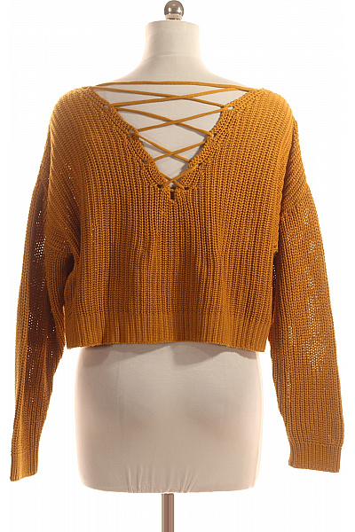 Dámský Pulovr Oranžový Vel. 38