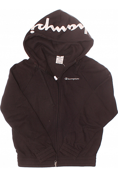 Dámská Mikina Rozepínací Černá Champion Second Hand Vel. S