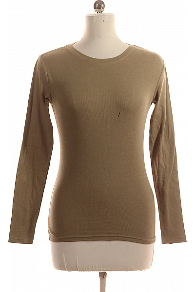 Jednoduché Dámské Tričko Khaki SAMSOE Vel. M