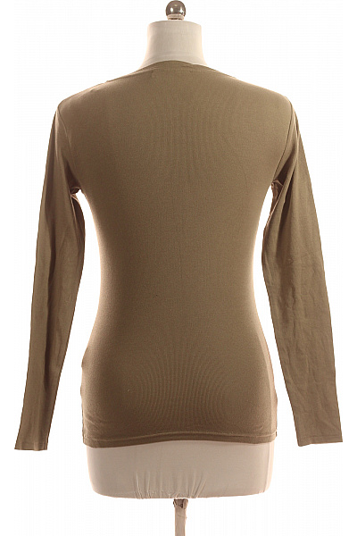 Jednoduché Dámské Tričko Khaki SAMSOE Vel. M