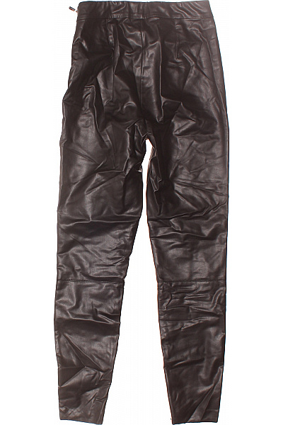 Dámské Kalhoty Rovné Černé MILANO ITALY Vel. 34