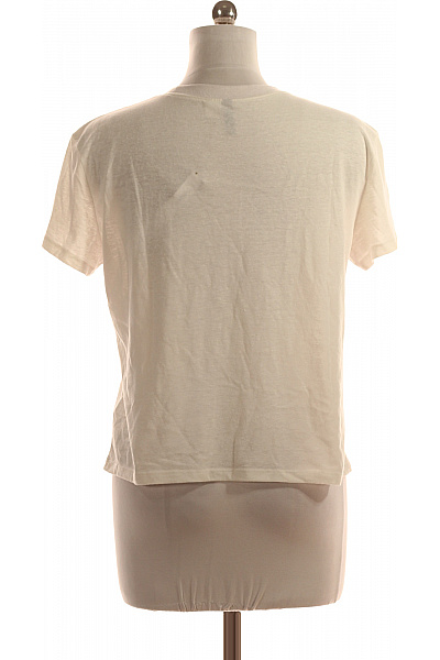 Dámské Tričko s Potiskem Béžové Vel.  M