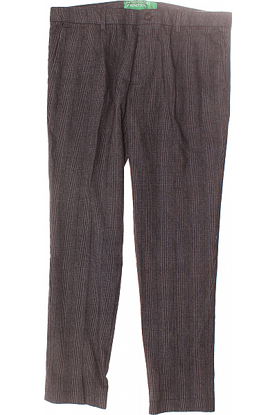 Pánské Chino Kalhoty Šedé BENETTON Vel. 50