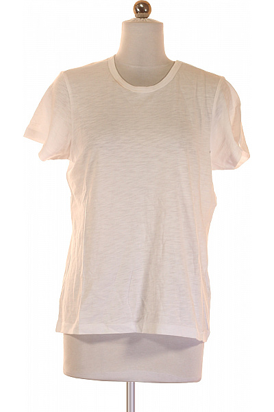 Jednoduché Dámské Tričko Bílé P.J.SALVAGE Vel.  36