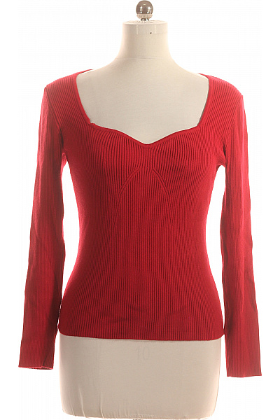 Dámský Pulovr Červený Second hand