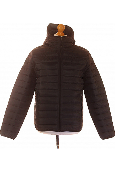 AÉROPOSTALE Prošívaná Pánská Bunda Černá Vel. S