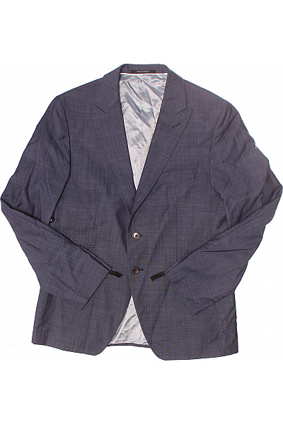 Pánský Komplet Vlněný Modrý WILVORST Vel. 48