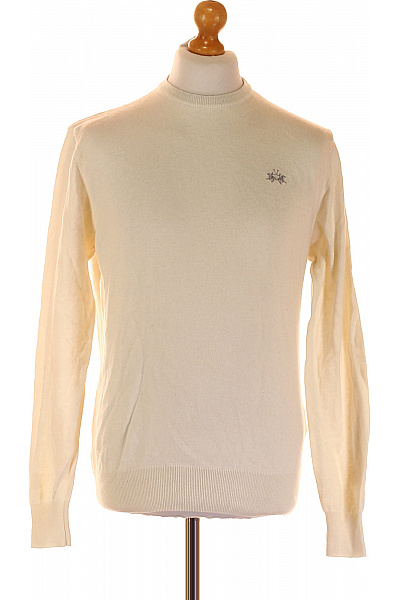 Pánský Svetr Béžový La Martina Second hand Vel. M