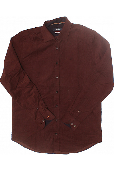 Pánská Košile Hnědá DANIEL HECHTER Vel. M