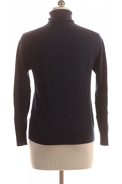 Dámský Svetr Meriný Modrý Vel. M