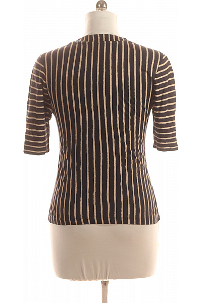 S.OLIVER Dámské Tričko Černobílé Vel. 38