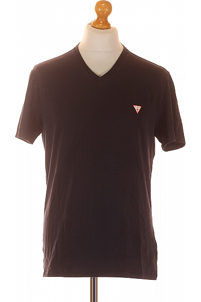 Guess Pánské Tričko Modré Second hand Vel. XL