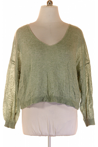 COTTON CANDY Dámský Pulovr Zelený Vel. M