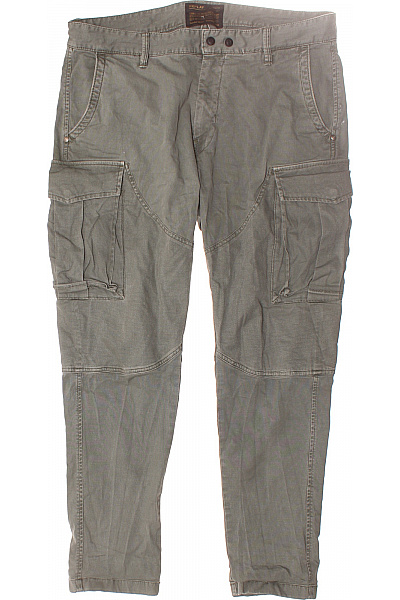 Pánské Kalhoty Kapsáče Zelené REPLAY Second hand Vel. 34