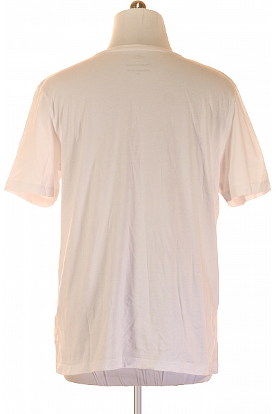 FYNCH-HATTON Pánské Tričko s Potiskem Bílé Vel. XXL