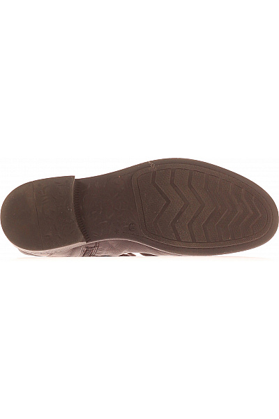 Pánské Kotníkové Boty Kožené Hnědé Vel. 43