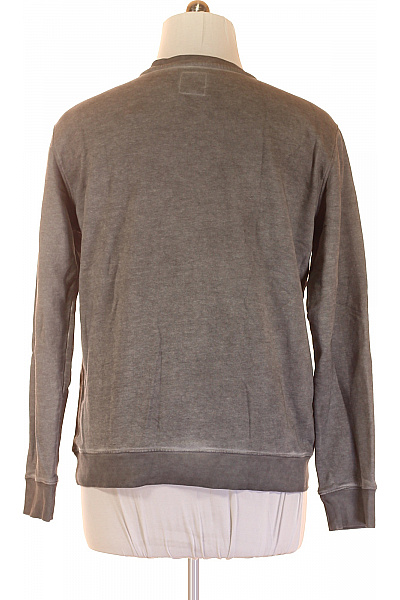 Pánská Mikina Bez Zapínání Šedá BETTER RICH Vel. L