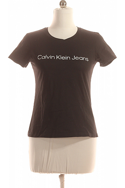 Dámské Tričko Černé Calvin Klein Vel. M