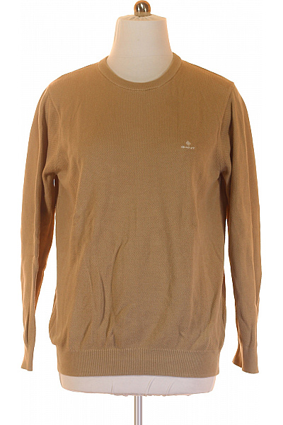 Jednoduché Pánské Tričko Béžové GANT