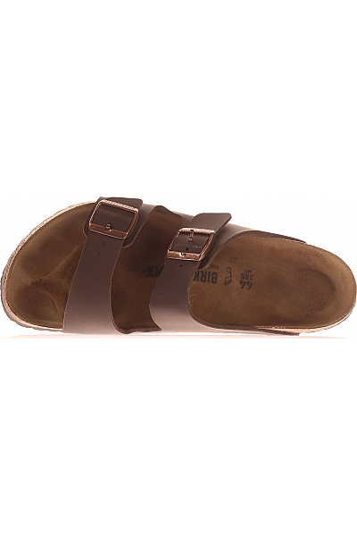 Birkenstock Pánské Pantofle Kožené Hnědé Vel. 44