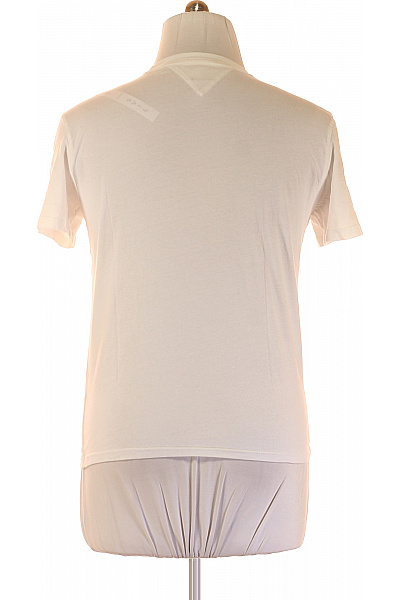 TOMMY HILFIGER Jednoduché Dámské Tričko Béžové Vel. L