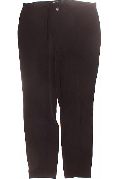 CAMBIO Dámské Kalhoty Rovné Černé