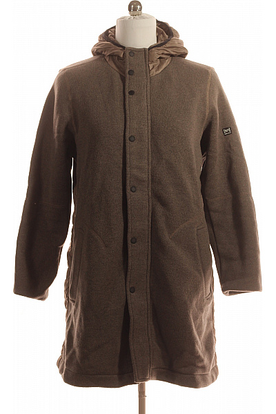 Super.natural Krátký Dámský Kabát Meriný Hnědý Vel. XL