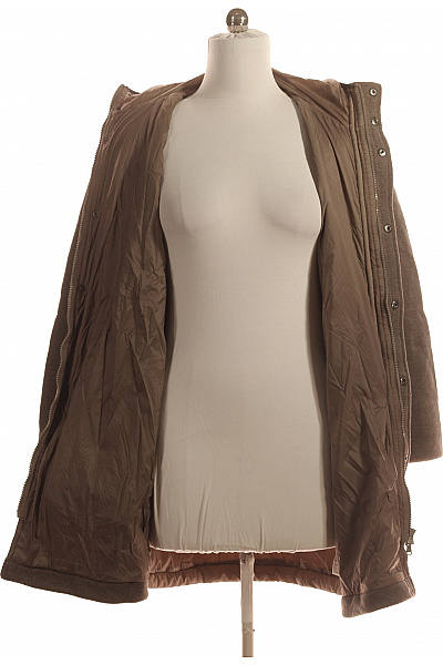 Super.natural Krátký Dámský Kabát Meriný Hnědý Vel. XL