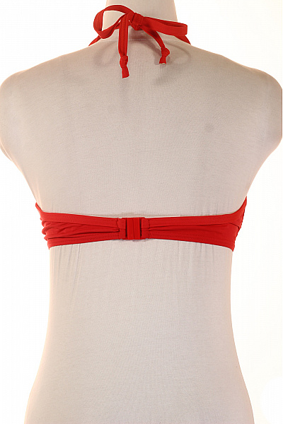 červené dámské plavky podprsenka za krk trojúhelníkové moderní | Unimoda | obrázek 3