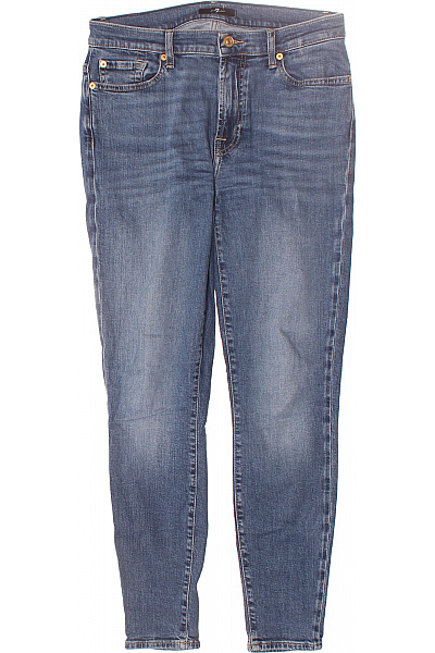 Boyfriend Dámské Džíny Modré 7 For All Mankind Vel. 28