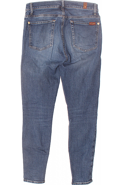 Boyfriend Dámské Džíny Modré 7 For All Mankind Vel. 28