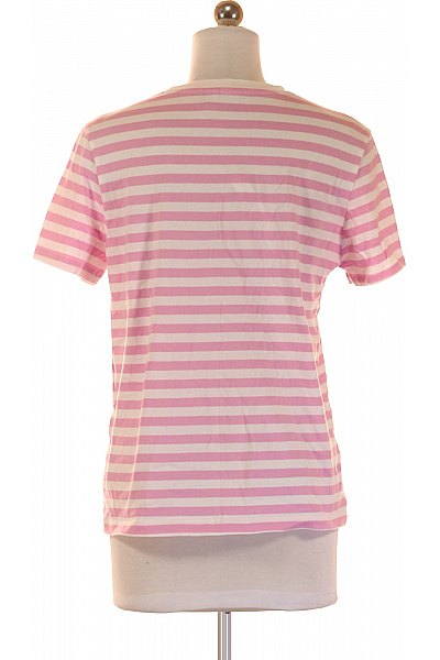 Dámské Tričko Růžové Second hand Vel. S